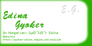 edina gyoker business card